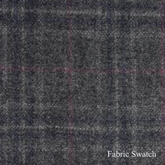 Plaid Made To Measure Vest  - ET0350_MTM_SV