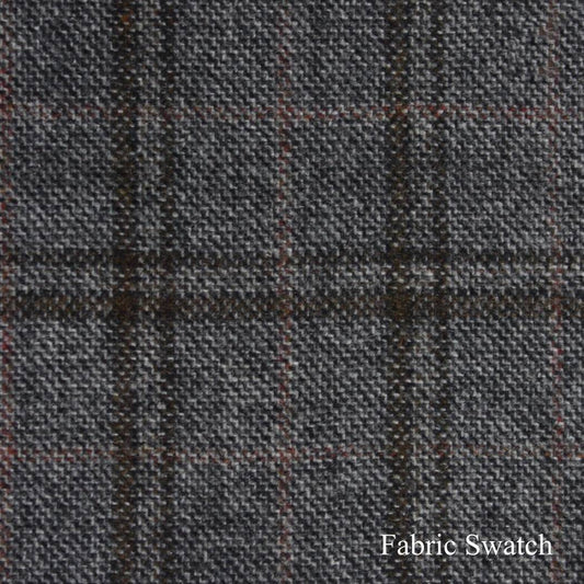 Windowpane Made To Measure Vest  - ET0351_MTM_SV