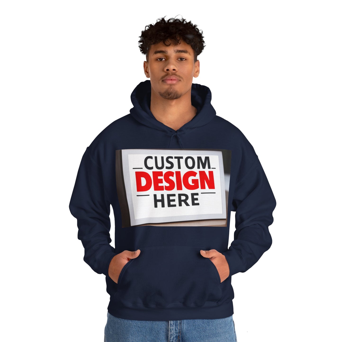 NAAMS Unisex Classic Fit Design Your Own Hoodie - 8.0 oz 100% Cotton