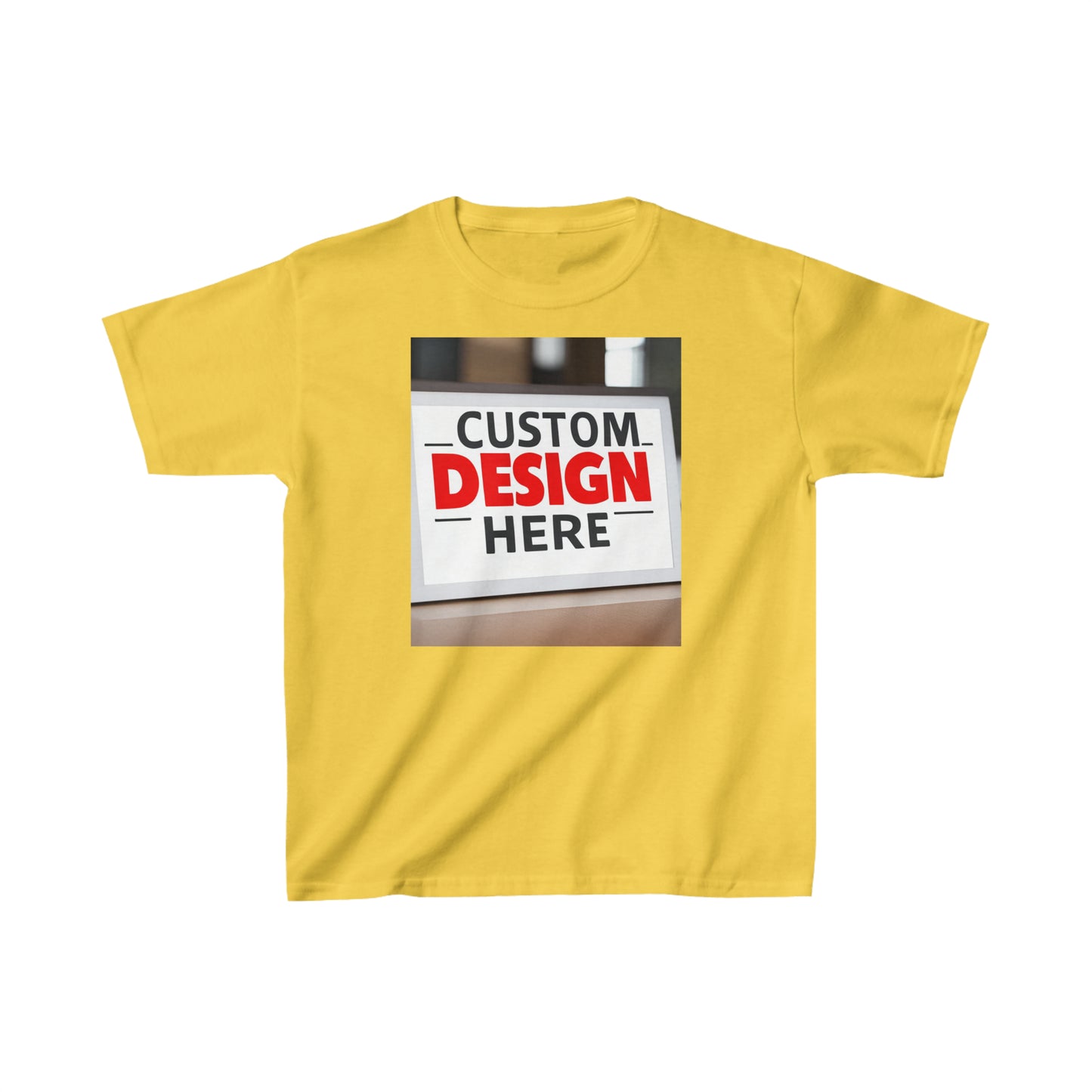 NAAMS Kids Design Your Own Custom Tee - 5.3 Oz 100% Cotton