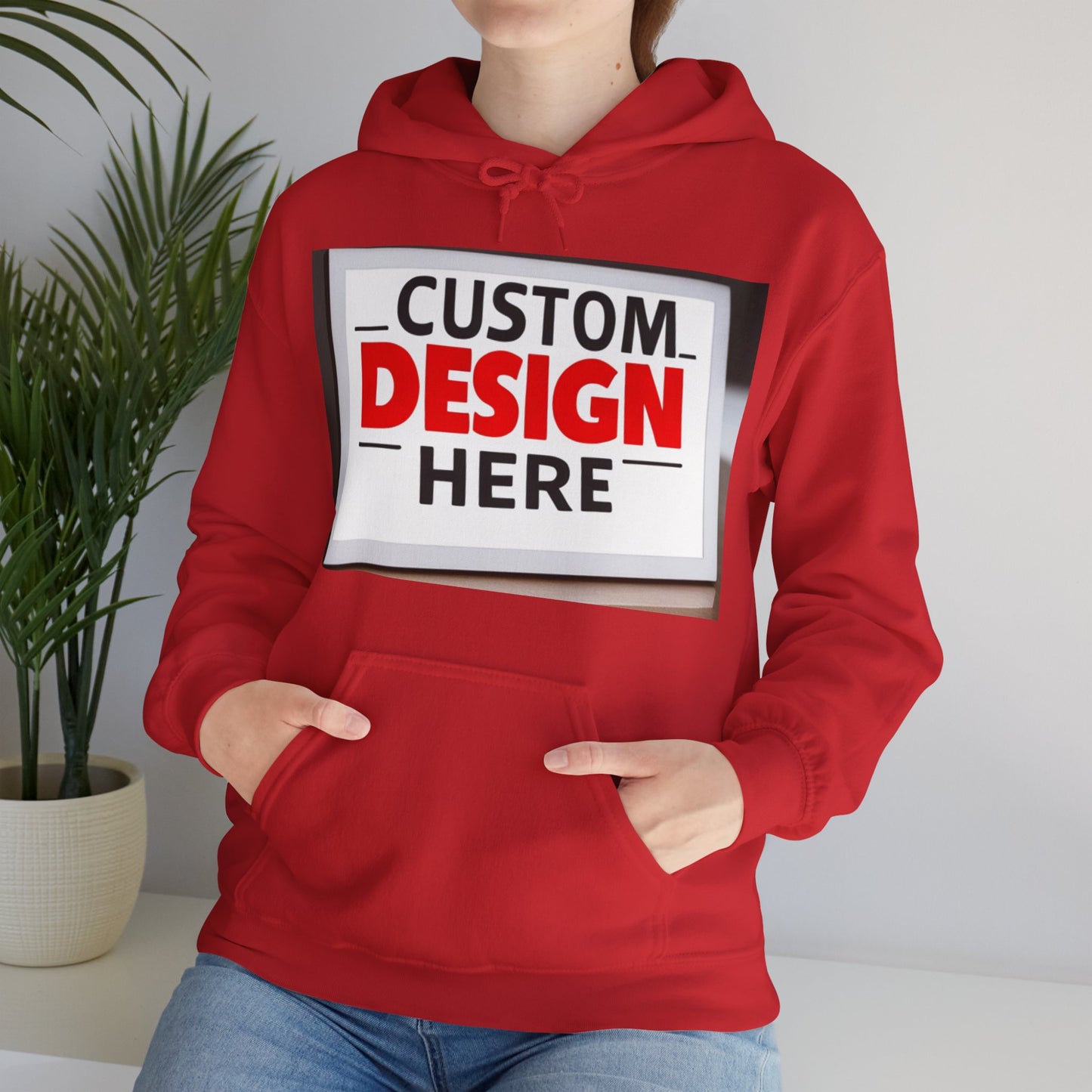 NAAMS Unisex Classic Fit Design Your Own Hoodie - 8.0 oz 100% Cotton