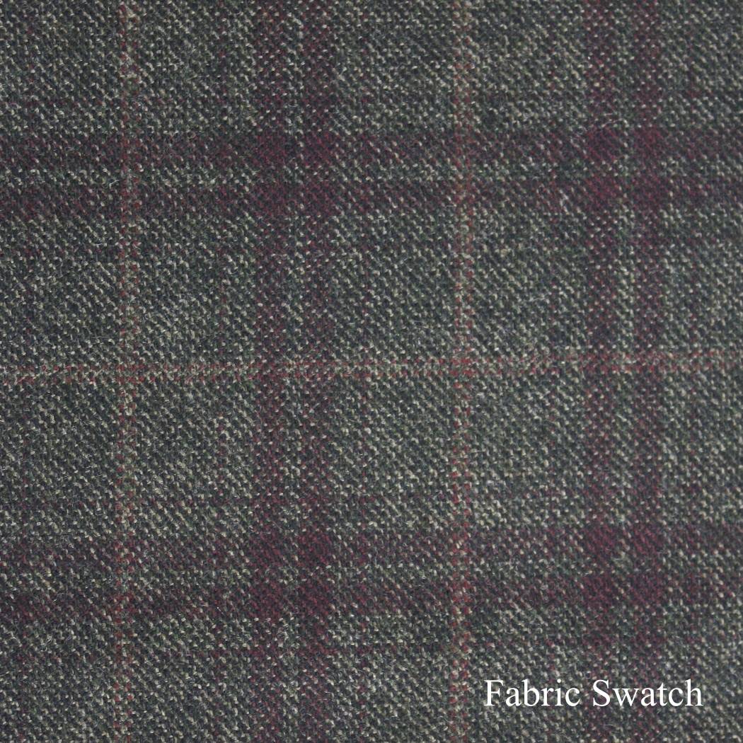 Windowpane Made To Measure Vest  - ET0114_MTM_SV