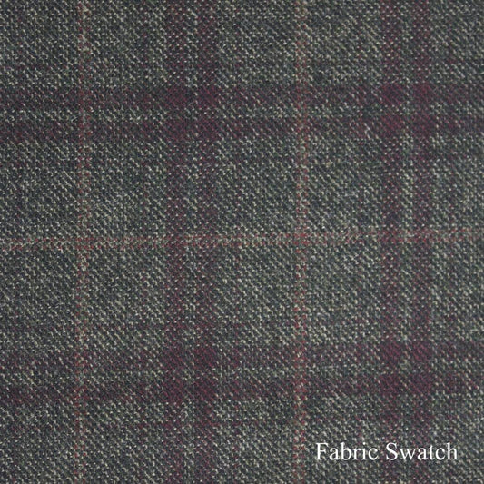 Windowpane Made To Measure Vest  - ET0114_MTM_SV