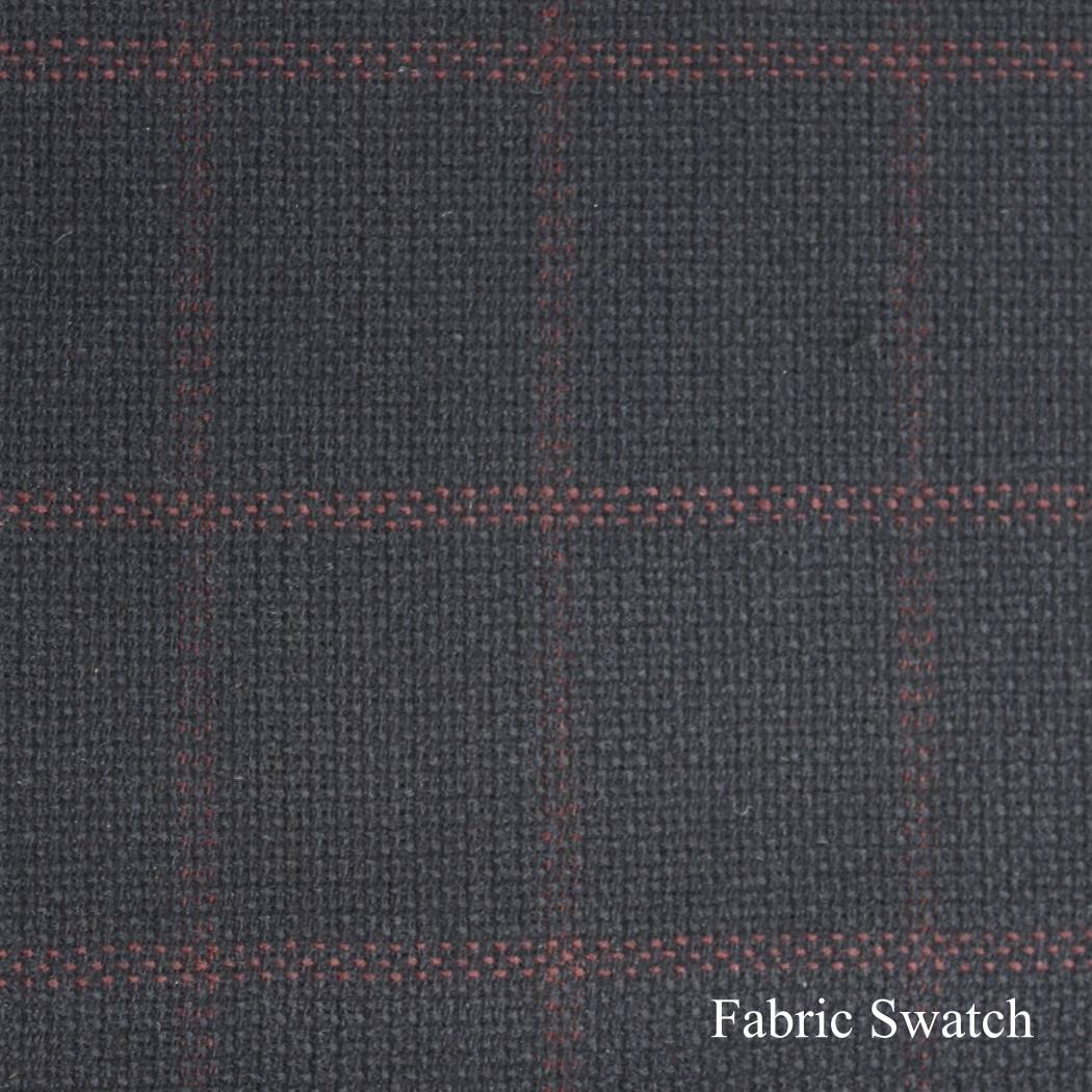 Sharkskin Windowpane Made To Measure Vest - ET0122_MTM_SV