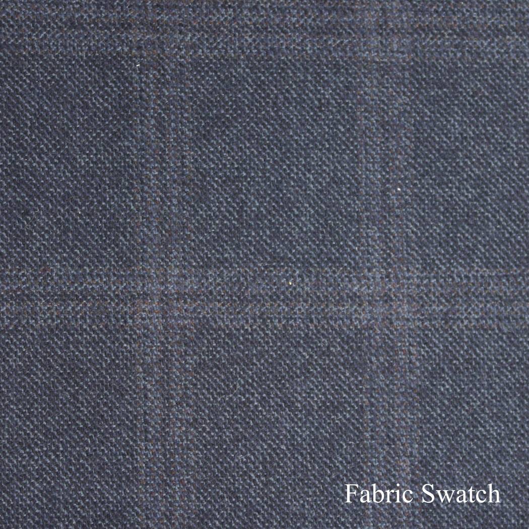 Windowpane Made To Measure Vest  - ET0129_MTM_SV