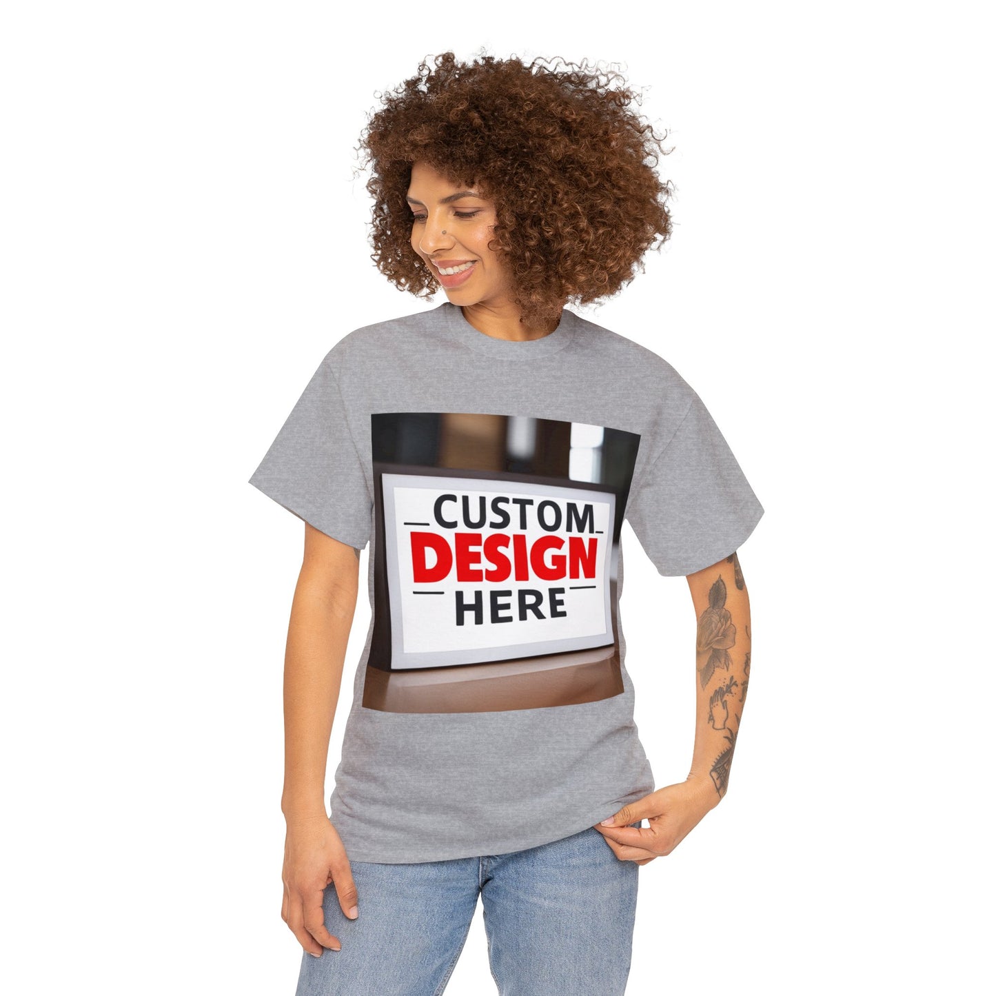 NAAMS Design Your Custom Tee - Unisex 5.3oz 100% Cotton Jersey Short Sleeve Tee