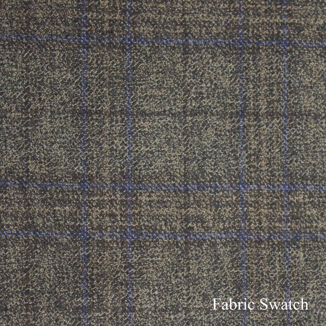 Windowpane Made To Measure Vest - ET0164_MTM_SV