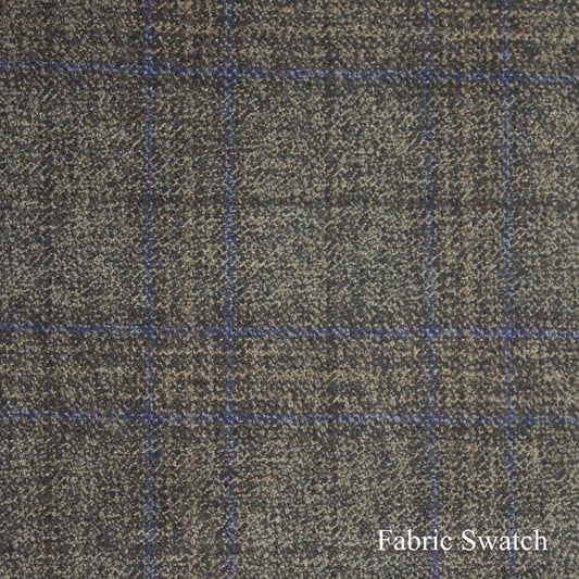 Windowpane Made To Measure Vest  - ET0164_MTM_SV