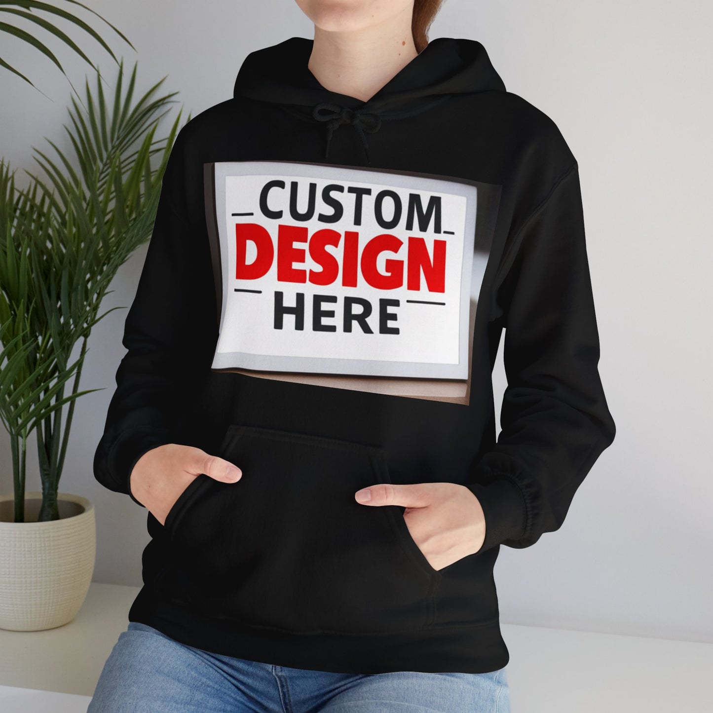 NAAMS Unisex Classic Fit Design Your Own Hoodie - 8.0 oz 100% Cotton