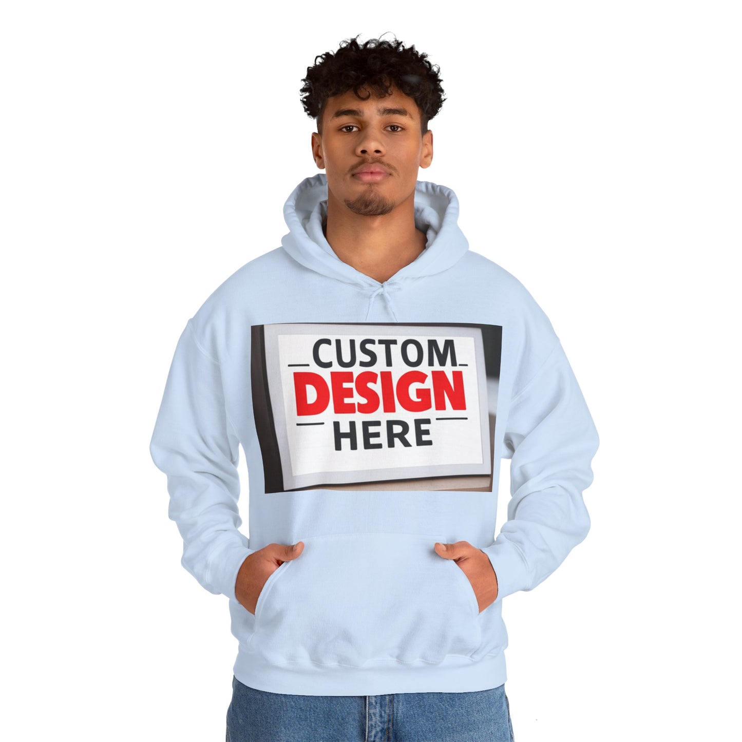 NAAMS Unisex Classic Fit Design Your Own Hoodie - 8.0 oz 100% Cotton