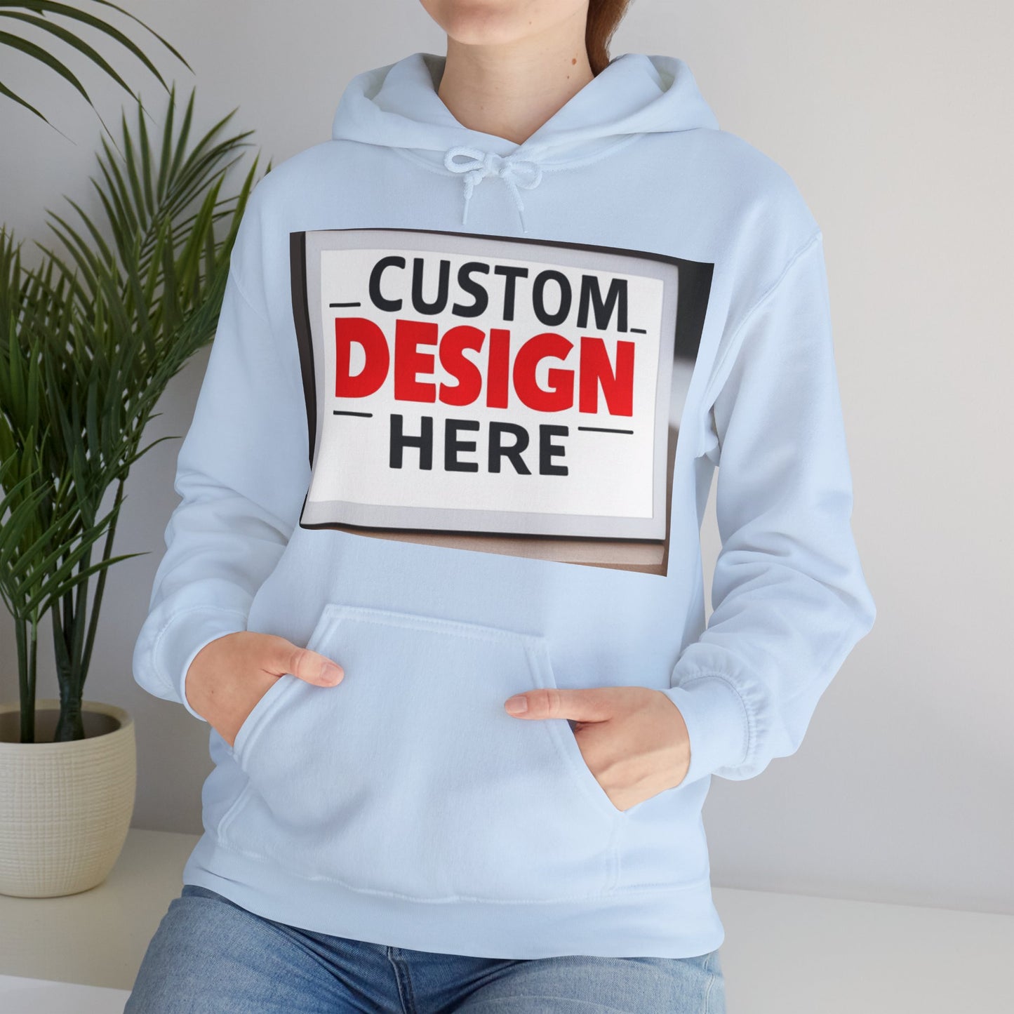 NAAMS Unisex Classic Fit Design Your Own Hoodie - 8.0 oz 100% Cotton