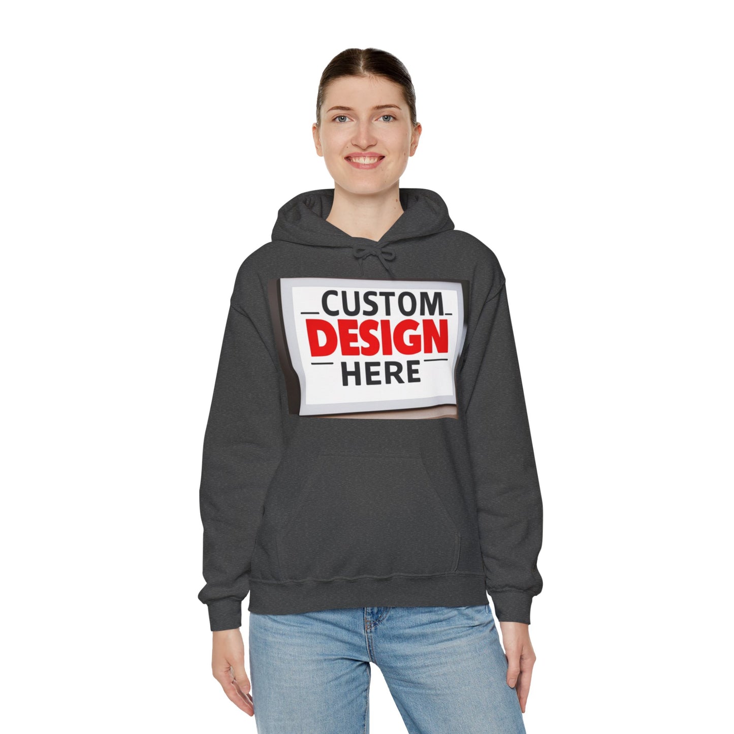 NAAMS Unisex Classic Fit Design Your Own Hoodie - 8.0 oz 100% Cotton