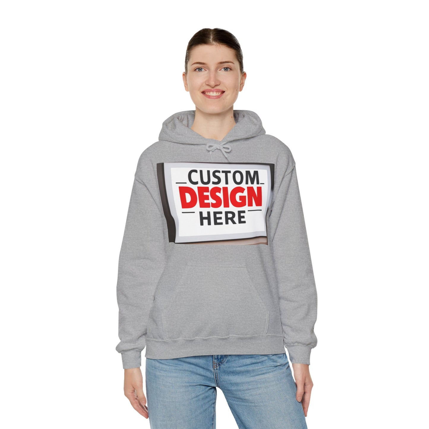 NAAMS Unisex Classic Fit Design Your Own Hoodie - 8.0 oz 100% Cotton