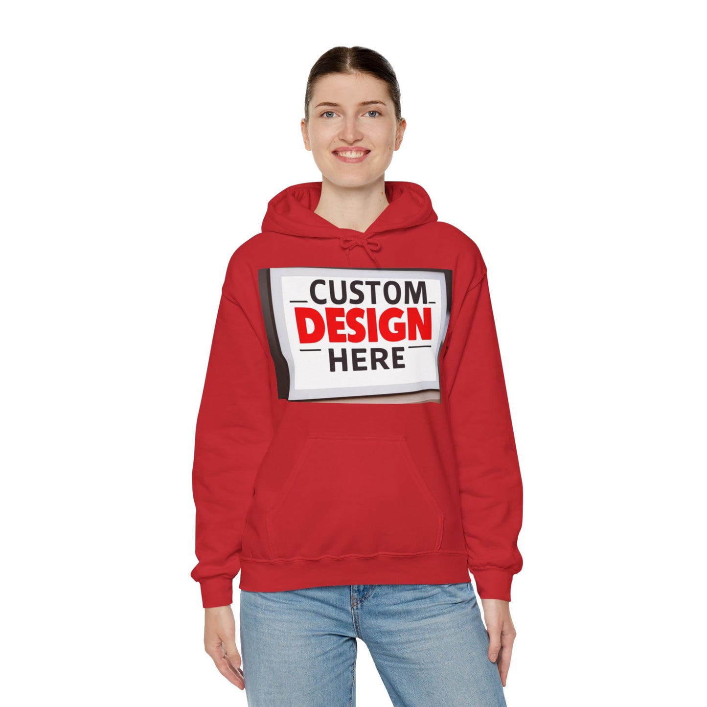 NAAMS Unisex Classic Fit Design Your Own Hoodie - 8.0 oz 100% Cotton