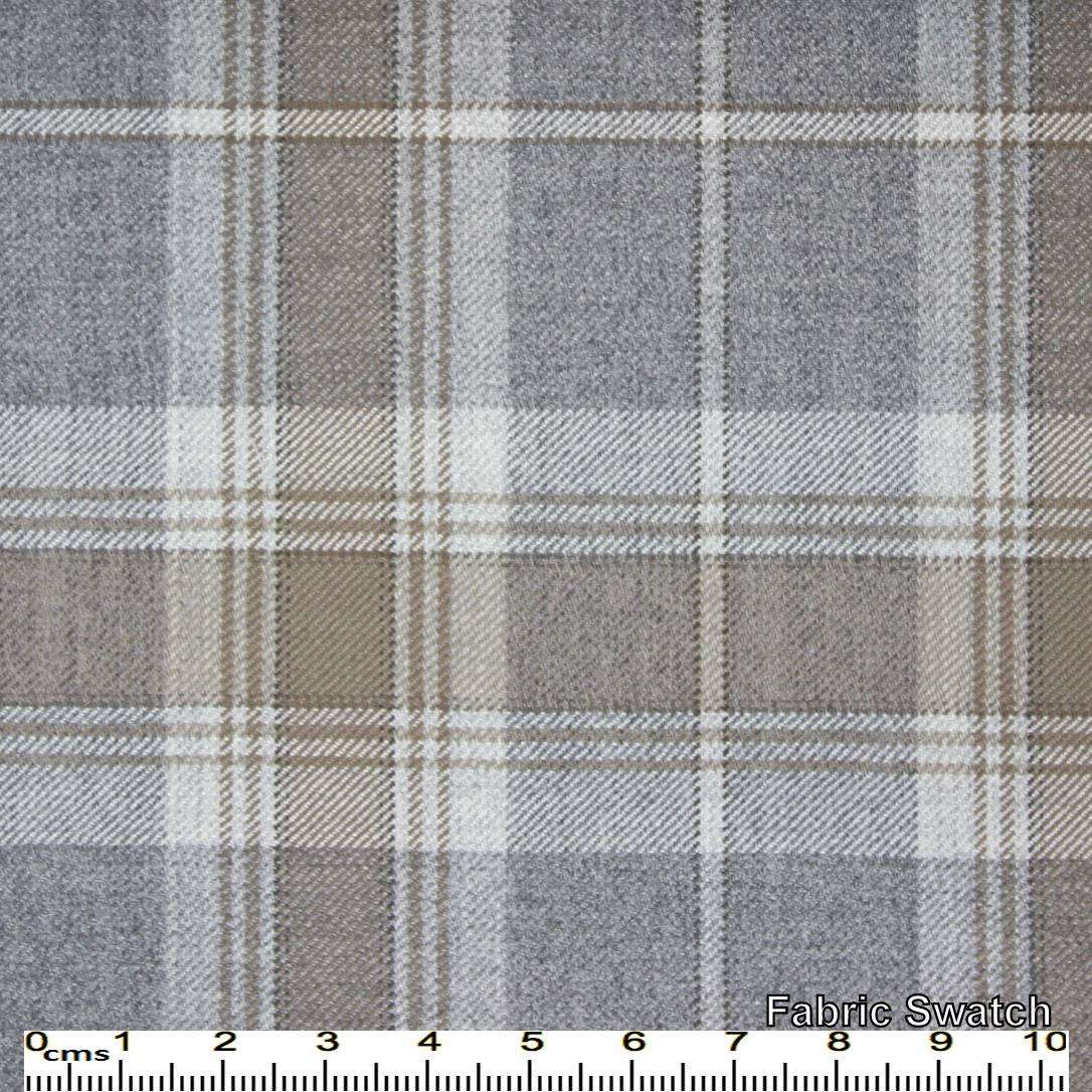 Aluminium Grey Plaid Made To Measure Vest - VBC0366_MTM_SV