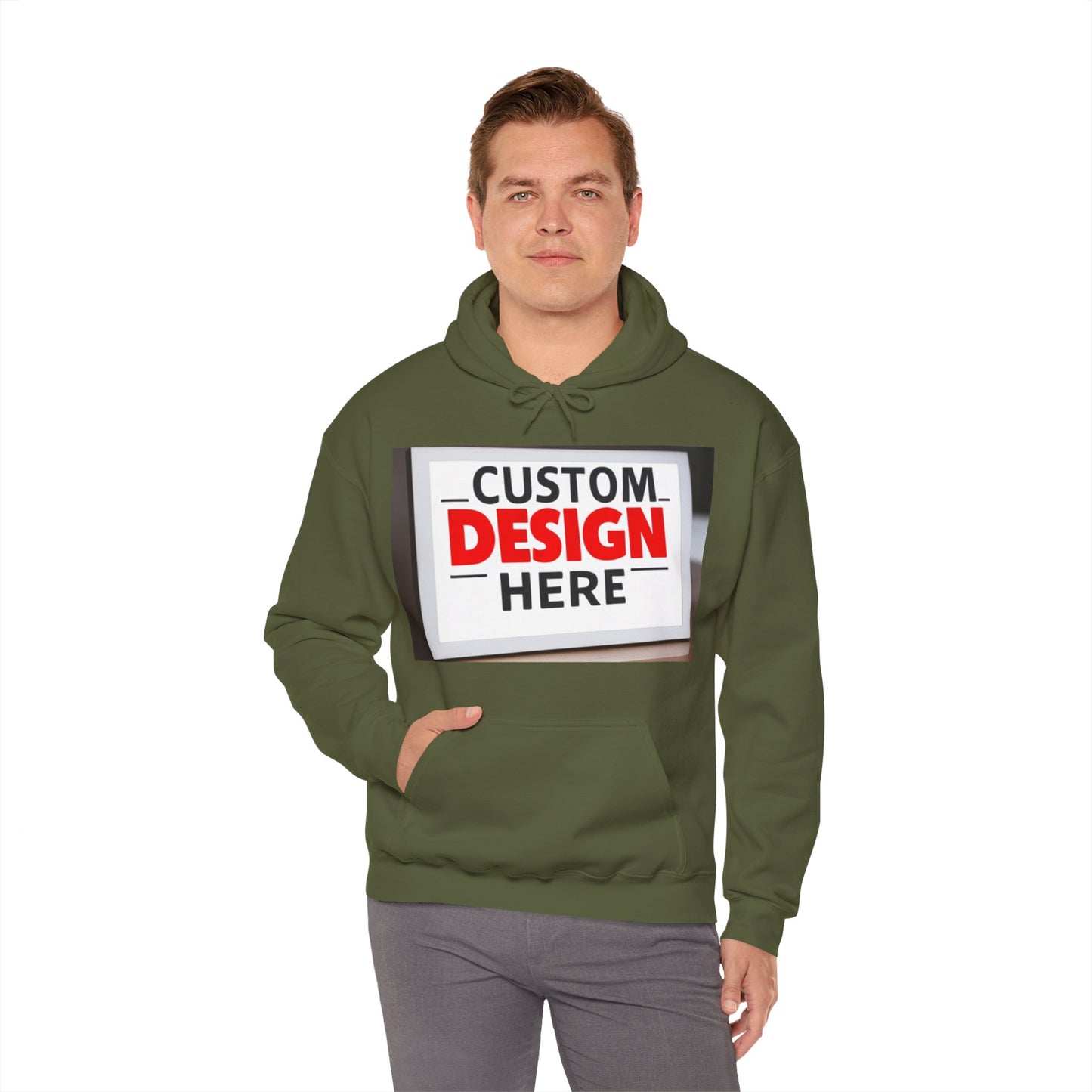 NAAMS Unisex Classic Fit Design Your Own Hoodie - 8.0 oz 100% Cotton