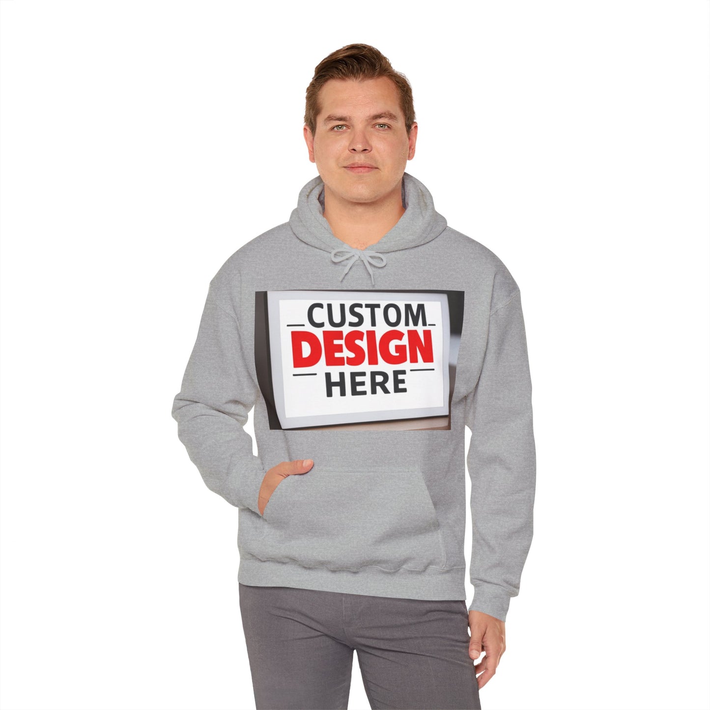NAAMS Unisex Classic Fit Design Your Own Hoodie - 8.0 oz 100% Cotton