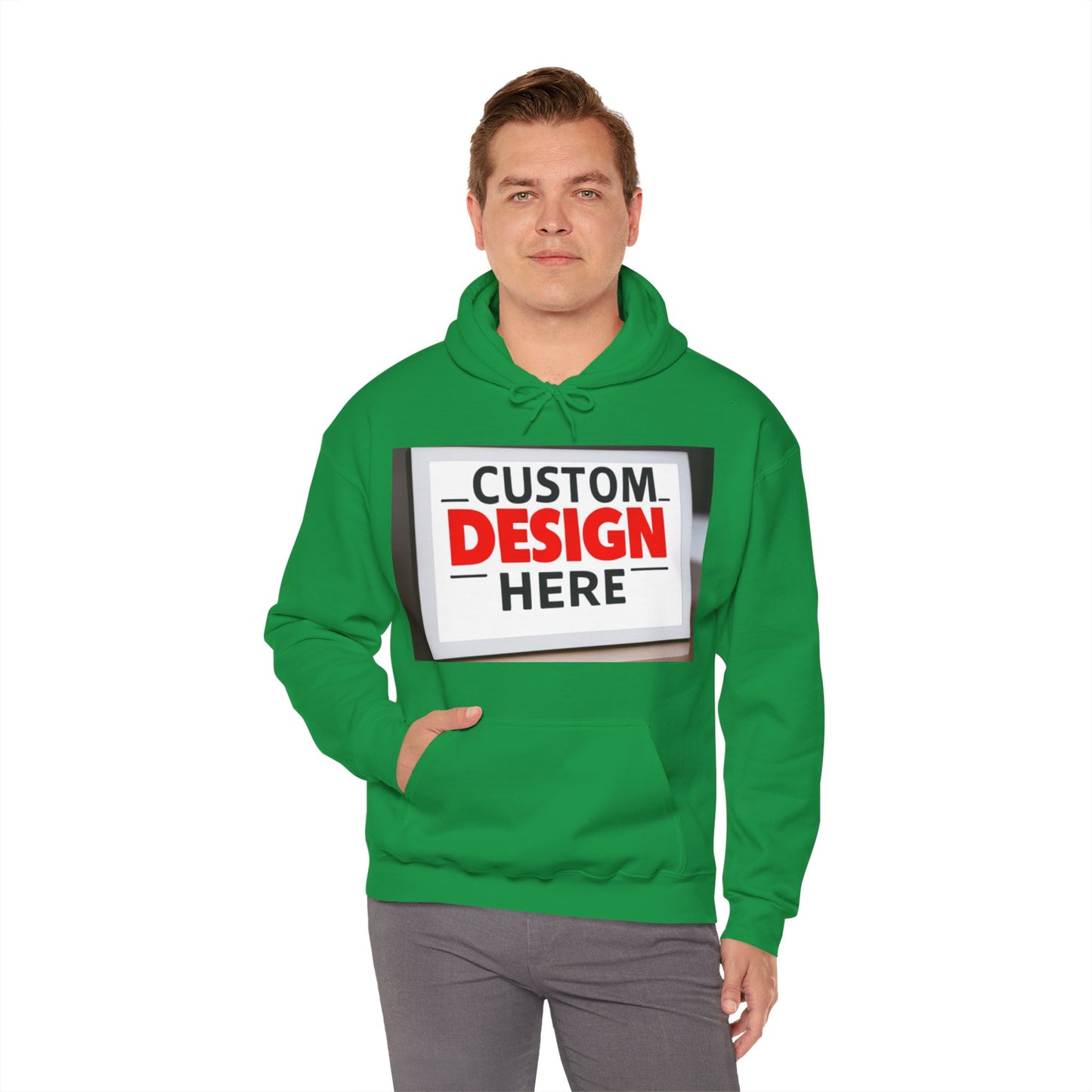 NAAMS Unisex Classic Fit Design Your Own Hoodie - 8.0 oz 100% Cotton