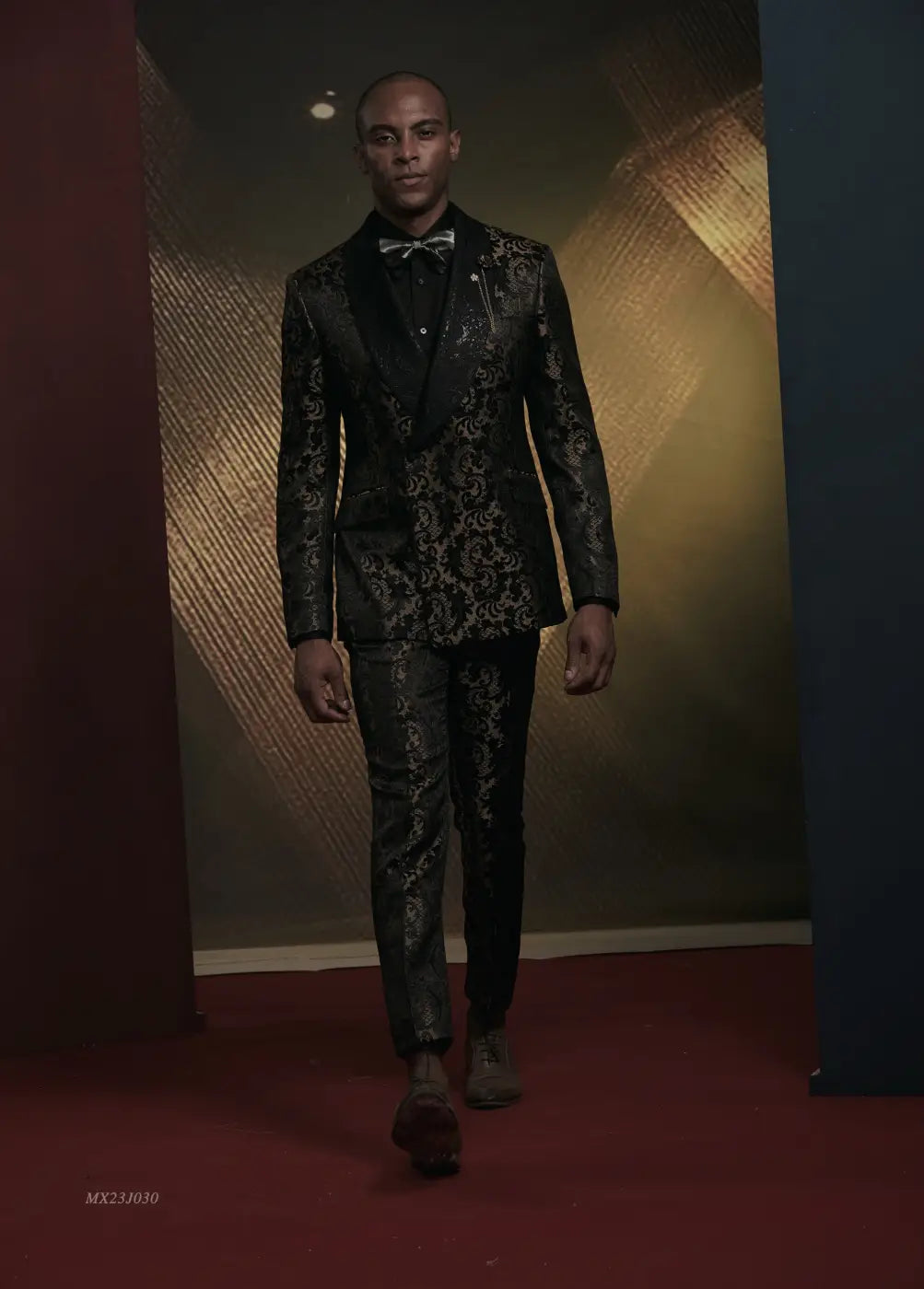 Premium Jacquard Tuxedo Suit - AA23J030