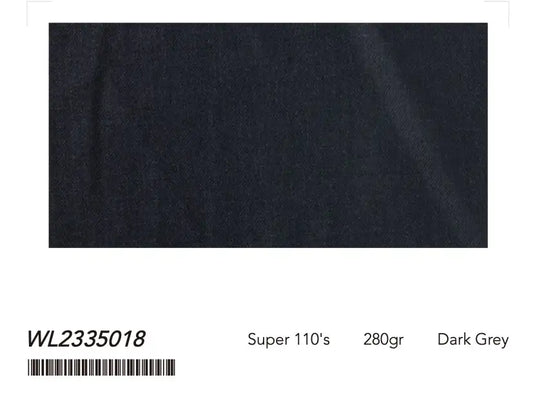Dark Grey Super 110âs Wool Suit â 280g Classic Tailoring