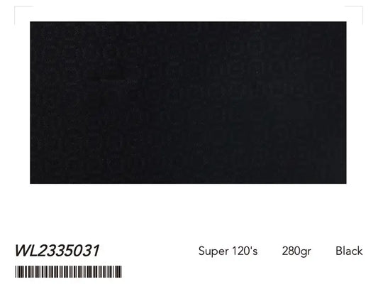 Black Textured Super 120âs Wool Bandhgala Suit â 280g Contemporary Tailoring