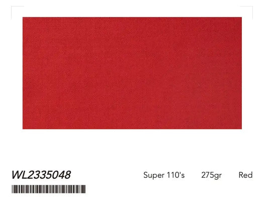 Menâs Red Double-Breasted Suit â Super 110âs Wool 275g | Luxury Statement Formal Suit