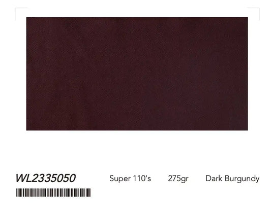 Menâs Dark Burgundy Suit â Super 110âs Wool 275g | Premium Tailored Wedding & Formal Suit