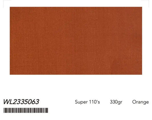 Menβs Burnt Orange Suit β Super 110βs Wool 330g | Luxury Heavyweight Statement & Wedding Suit