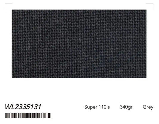 Grey Micro Houndstooth Super 110âs Wool Suit â 340g Premium Tailoring