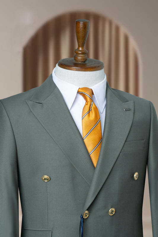 Turkish Double Breasted Suit Wholesale: Authentic 3-Piece Elegance for Discerning Retailers - 6 Suit Pack (Model: AA_Tur_4_373)