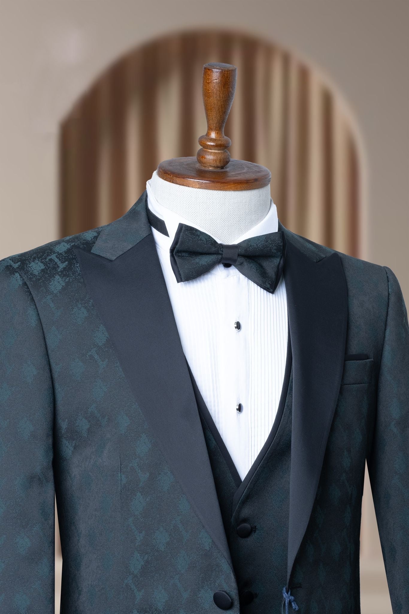 Turkish Wedding Jaquard Suit Wholesale: Authentic 3-Piece Elegance for Discerning Retailers - 6 Suit Pack (Model: AA_Tur_Jak_4_39)