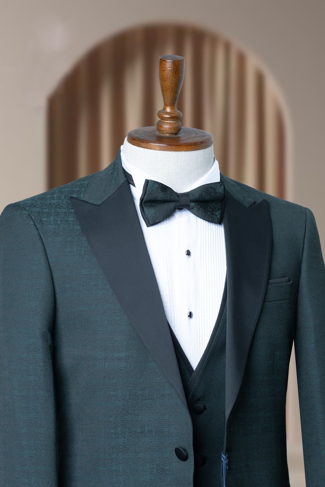 Turkish Wedding Jaquard Suit Wholesale: Authentic 3-Piece Elegance for Discerning Retailers - 6 Suit Pack (Model: AA_Tur_Jak_4_44)