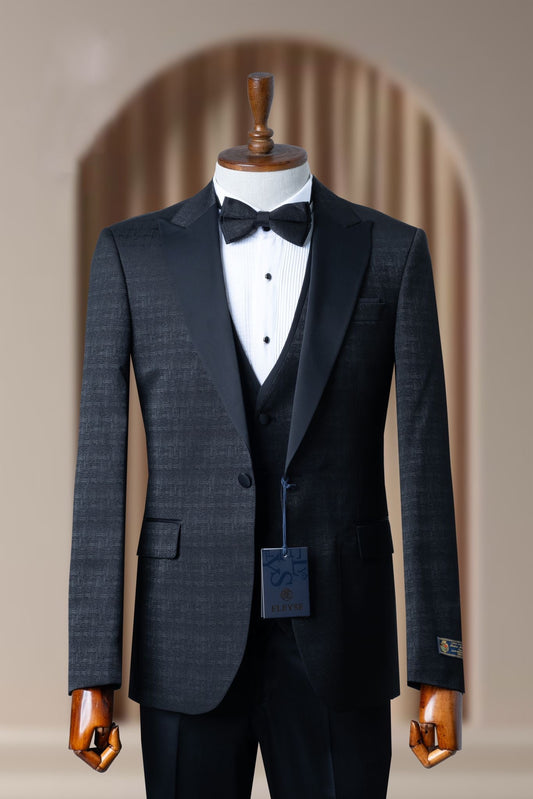 Turkish Wedding Jaquard Suit Wholesale: Authentic 3-Piece Elegance for Discerning Retailers - 6 Suit Pack (Model: AA_Tur_Jak_4_45)