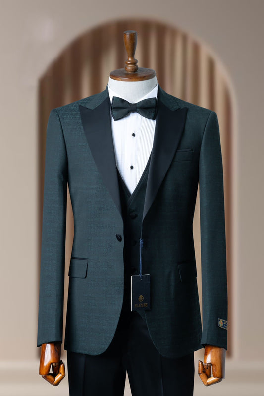 Turkish Wedding Jaquard Suit Wholesale: Authentic 3-Piece Elegance for Discerning Retailers - 6 Suit Pack (Model: AA_Tur_Jak_4_46)