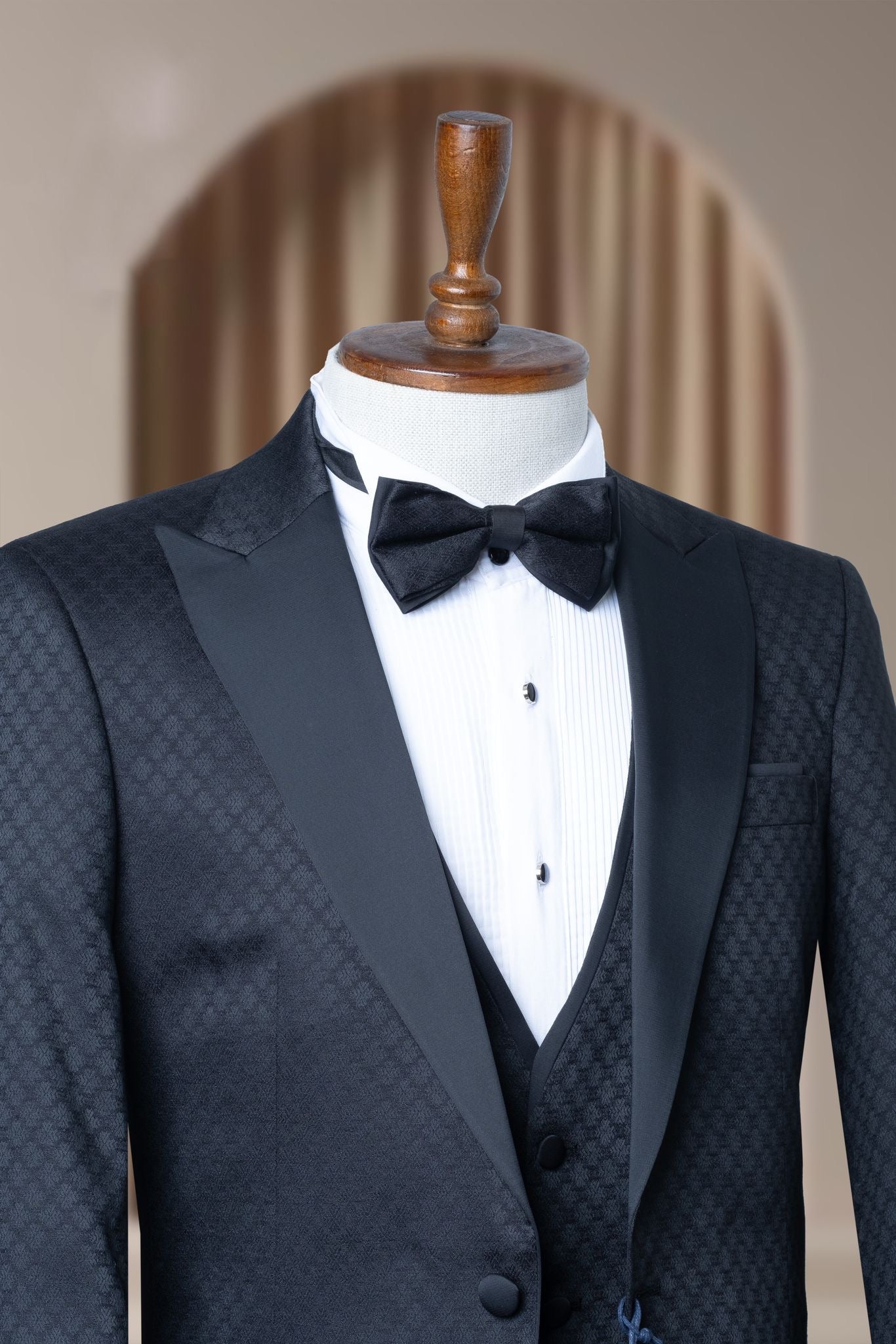 Turkish Wedding Jaquard Suit Wholesale: Authentic 3-Piece Elegance for Discerning Retailers - 6 Suit Pack (Model: AA_Tur_Jak_4_56)