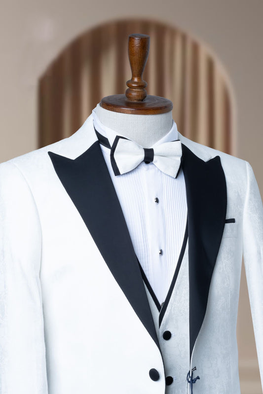 Turkish Wedding Jaquard Suit Wholesale: Authentic 3-Piece Elegance for Discerning Retailers - 6 Suit Pack (Model: AA_Tur_Jak_4_57)