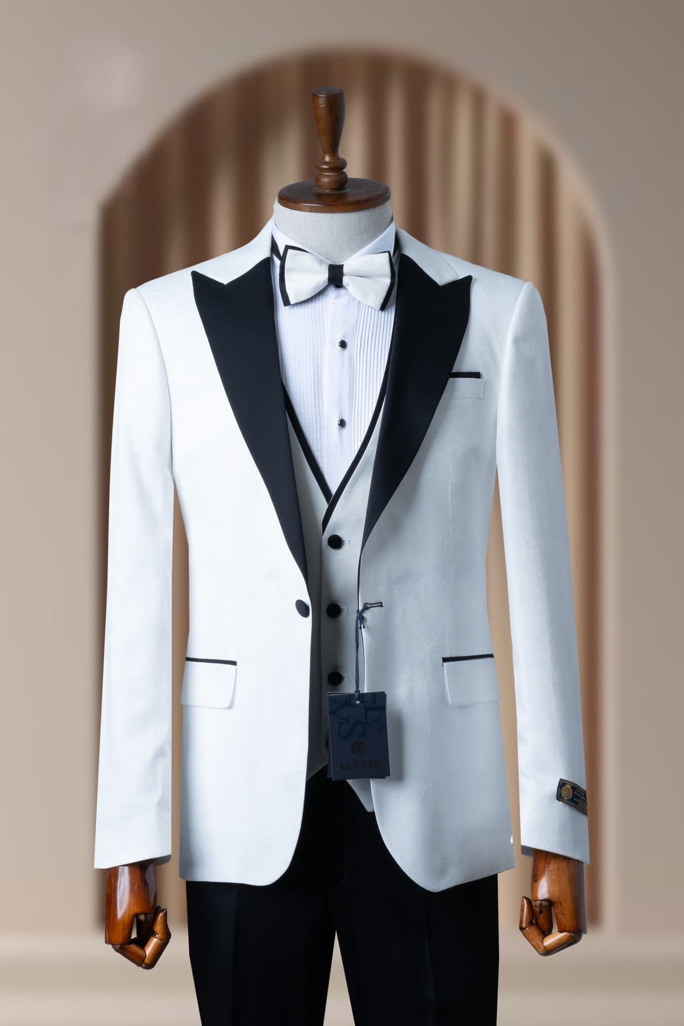 Turkish Wedding Jaquard Suit Wholesale: Authentic 3-Piece Elegance for Discerning Retailers - 6 Suit Pack (Model: AA_Tur_Jak_4_61)