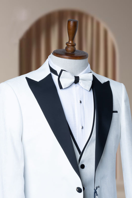 Turkish Wedding Jaquard Suit Wholesale: Authentic 3-Piece Elegance for Discerning Retailers - 6 Suit Pack (Model: AA_Tur_Jak_4_63)