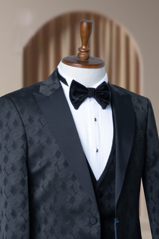 Turkish Wedding Jaquard Suit Wholesale: Authentic 3-Piece Elegance for Discerning Retailers - 6 Suit Pack (Model: AA_Tur_Jak_4_64)