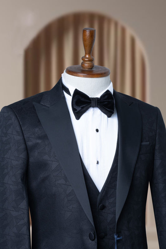 Turkish Wedding Jaquard Suit Wholesale: Authentic 3-Piece Elegance for Discerning Retailers - 6 Suit Pack (Model: AA_Tur_Jak_4_69)