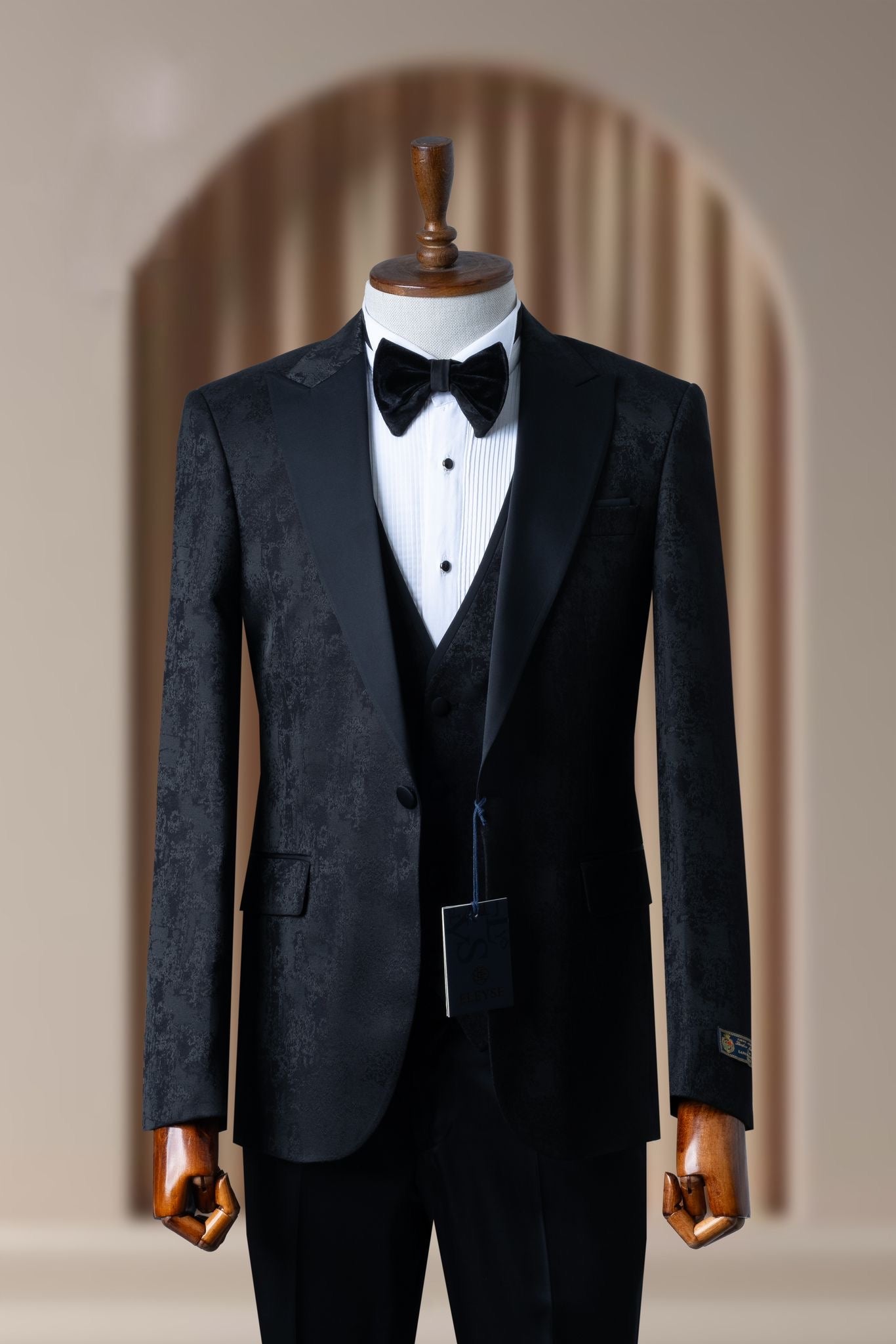 Turkish Wedding Jaquard Suit Wholesale: Authentic 3-Piece Elegance for Discerning Retailers - 6 Suit Pack (Model: AA_Tur_Jak_4_70)