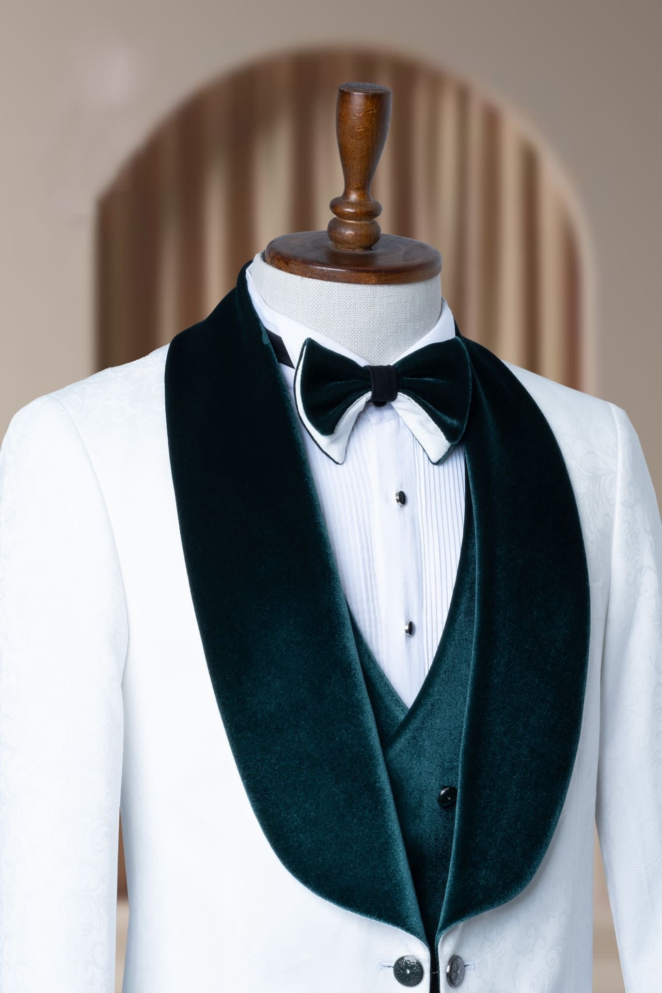 Turkish Wedding Jaquard Suit Wholesale: Authentic 3-Piece Elegance for Discerning Retailers - 6 Suit Pack (Model: AA_Tur_Jak_4_71)