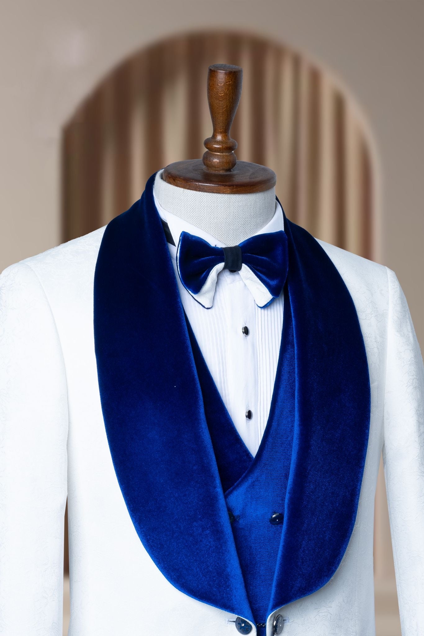 Turkish Wedding Jaquard Suit Wholesale: Authentic 3-Piece Elegance for Discerning Retailers - 6 Suit Pack (Model: AA_Tur_Jak_4_76)