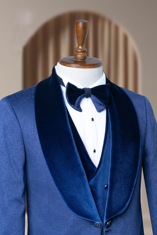 Turkish Wedding Jaquard Suit Wholesale: Authentic 3-Piece Elegance for Discerning Retailers - 6 Suit Pack (Model: AA_Tur_Jak_4_81)