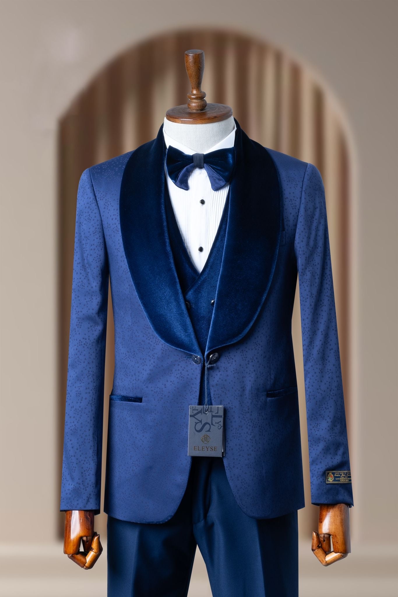 Turkish Wedding Jaquard Suit Wholesale: Authentic 3-Piece Elegance for Discerning Retailers - 6 Suit Pack (Model: AA_Tur_Jak_4_82)