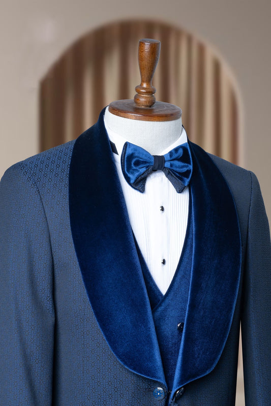 Turkish Wedding Jaquard Suit Wholesale: Authentic 3-Piece Elegance for Discerning Retailers - 6 Suit Pack (Model: AA_Tur_Jak_4_86)