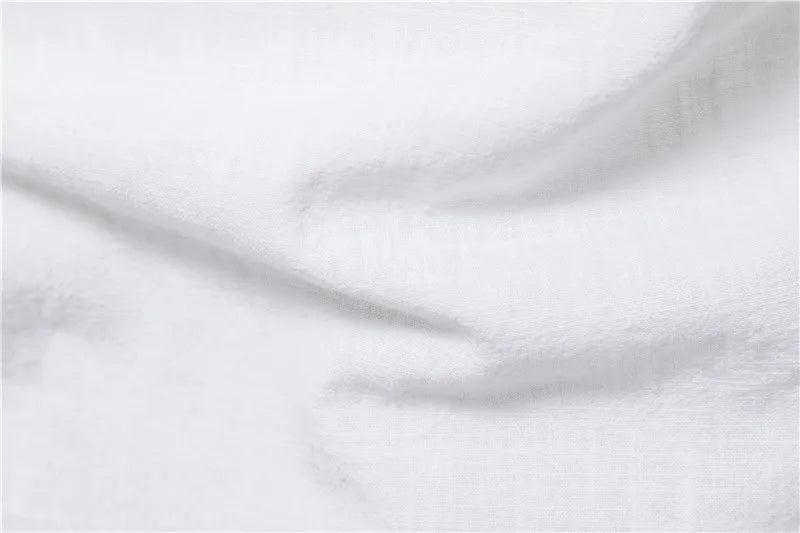 100% Cotton Men's Social Shirt: Solid Color Long Sleeve, High Quality Brand Shirt for Spring, Casual Men's Shirt - 9 Colors