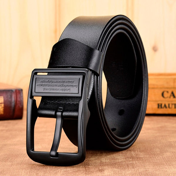 Men's High Quality Genuine Leather Luxury Pin Buckle Fancy Vintage Belt (8 Styles)