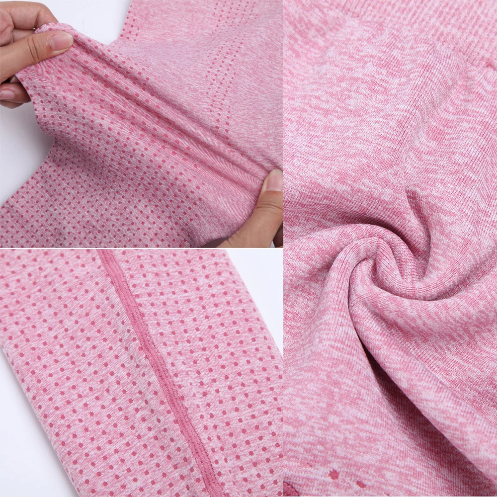 Women's High Waist Elastic Seamless Push Up Leggings - Collection 2 in 15 Trendy Colors