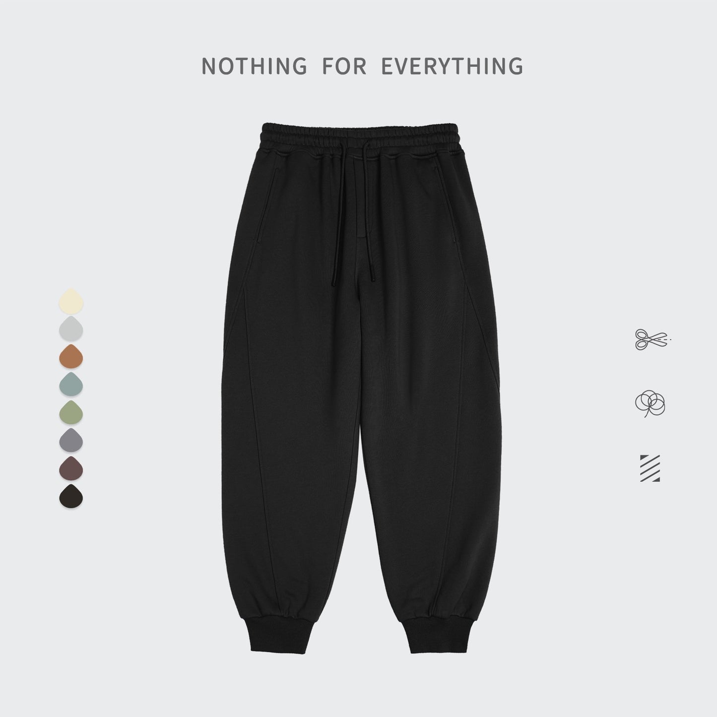 Unisex Warm Casual Solid Velvet Tracksuit Sweatpants Jogging Set (16 options)